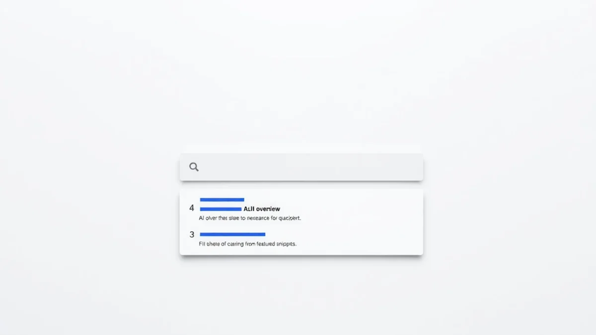 Cos'è l'AI Overview di Google (e perché non è un semplice featured snippet)